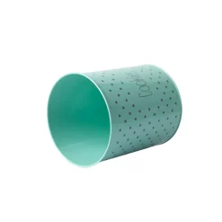 Tea & Sugar Jar (Each 900 Ml) + Cookie & Namkeen Jar (Each 1700 Ml) - Polka Dot Green, Set Of 4