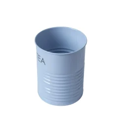 Tea & Sugar Jar (Each 900 Ml) + Biscuits & Namkeen Jar (Each 1700 Ml) - Light Blue, Set Of 4