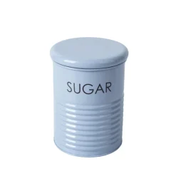 Tea & Sugar Jar (Each 900 Ml) + Biscuits & Namkeen Jar (Each 1700 Ml) - Light Blue, Set Of 4
