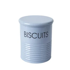 Tea & Sugar Jar (Each 900 Ml) + Biscuits & Namkeen Jar (Each 1700 Ml) - Light Blue, Set Of 4