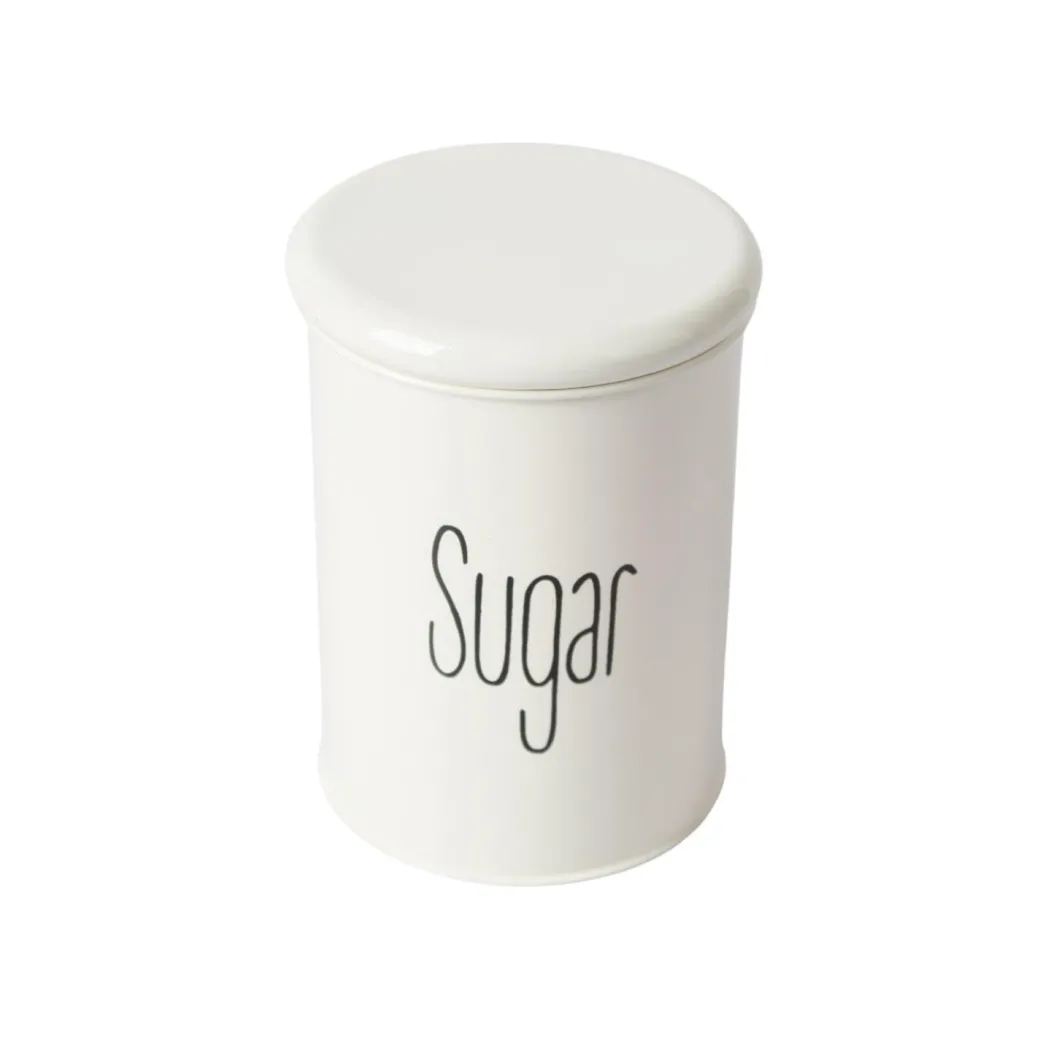 Tea & Sugar Jar (Each 900 Ml) + Biscuits & Namkeen Jar (Each 1700 Ml) - White, Set Of 4