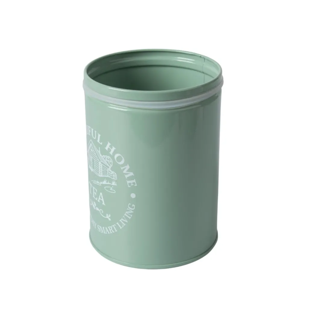 Tea & Sugar Jar (Each 850 Ml) + Biscuits & Namkeen Jar (Each 1300 Ml) - Green, Set Of 4