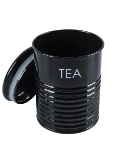 Tea Jar with Lid - (Black, 900mL)