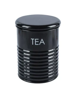 Tea Jar with Lid - (Black, 900mL)