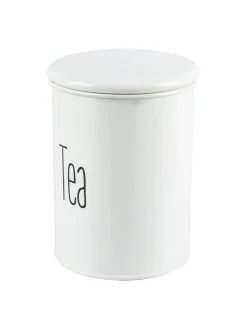 Tea Jar with Lid - (Off White, 900mL)