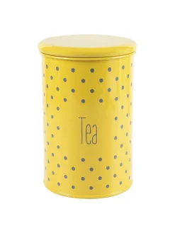 Tea Jar with Lid - (Yellow, 900mL)