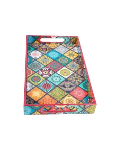 Traditional MDF Multi Style Tray with Handle