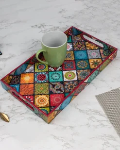 Traditional Multi Style Tray with Handle