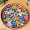Traditional Round Multi Style Tray with Handle