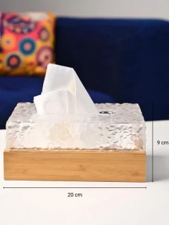 Transparent Plastic Tissue Box