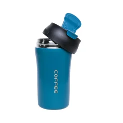 Tumbler Mug With Lid - 400mL, Blue