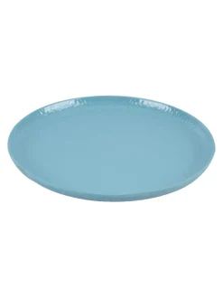 Turquoise Melamine Round Quarter Plate – Set of 6