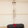 Unique Silver Decorative Wind Chime For Home - 10 X 10 X 76 Cm
