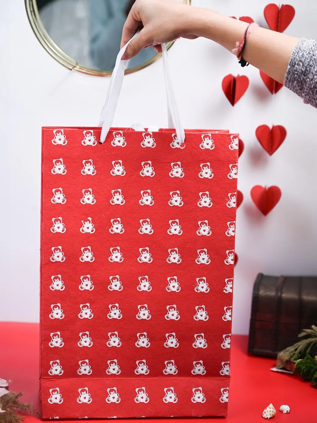 Valentine Gift Bag - Large Set Of 2 Pcs