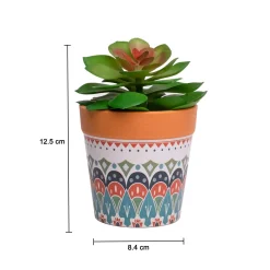 VON CASA Artificial Potted Plant - Mandala Style