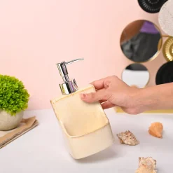 VON CASA Beige Kitchen Soap Dispenser - 350ml