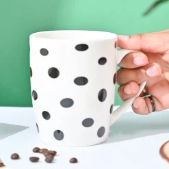 VON CASA Black & White Mug - 380Ml