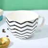 VON CASA Black & White Tea Cup - 420Ml