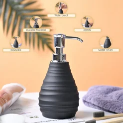 VON CASA Black Soap Dispenser