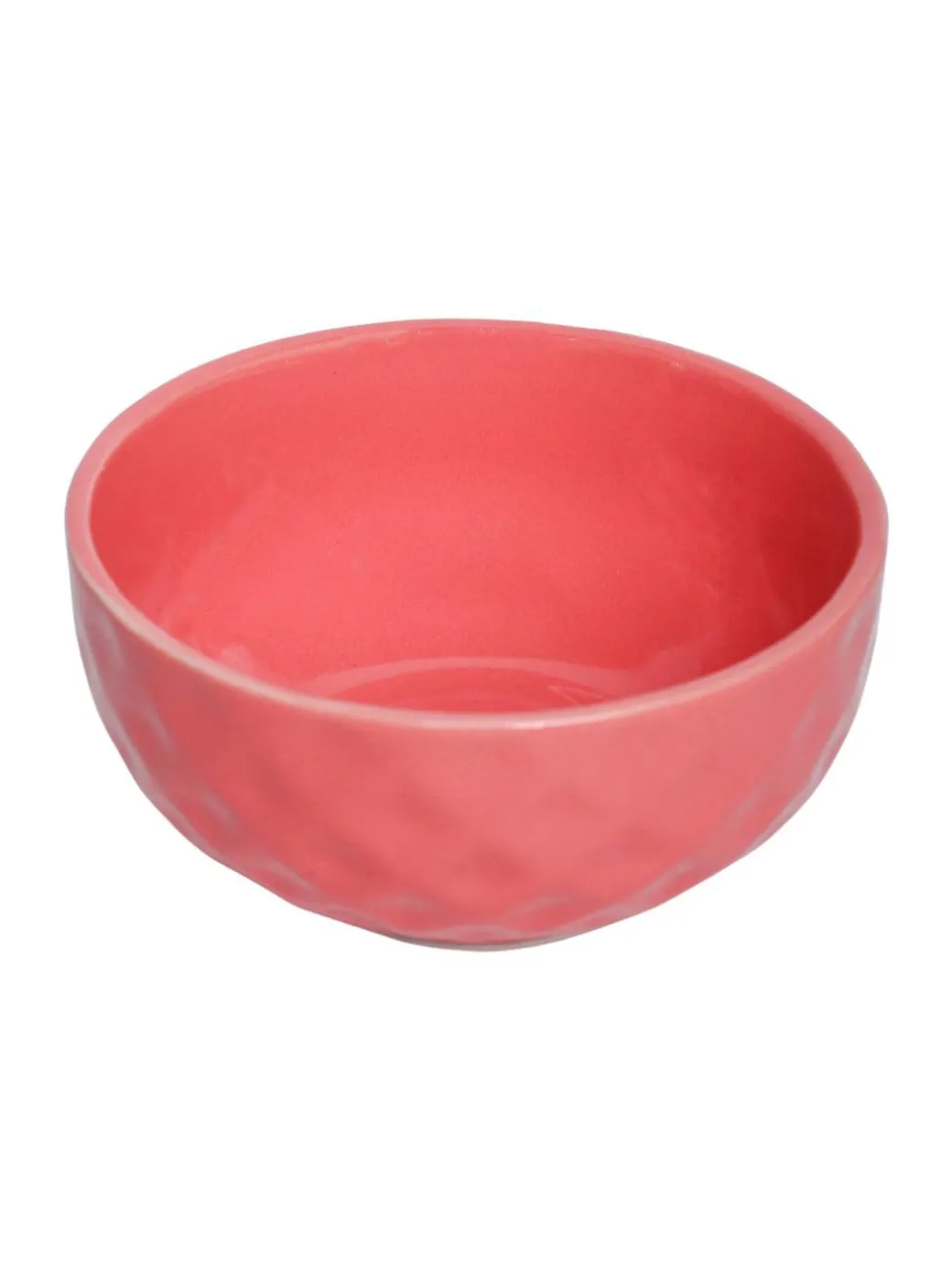 VON CASA Ceramic Bowl - 450Ml, Light Pink