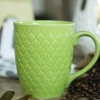 VON CASA Ceramic Coffee Mug - 320 Ml, Green