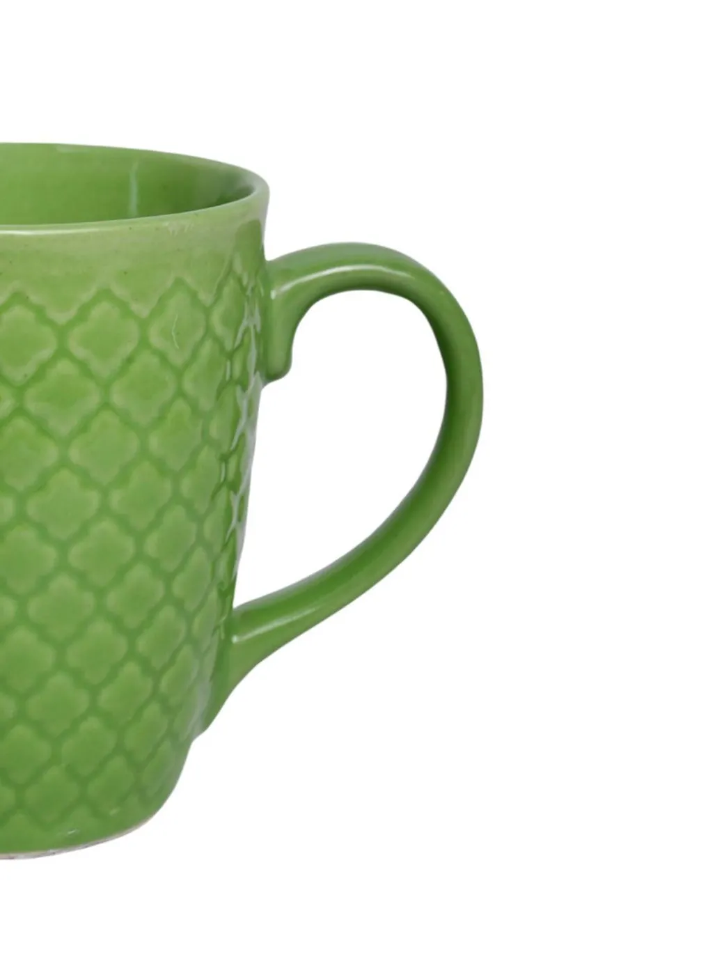 VON CASA Ceramic Coffee Mug - 320 Ml, Green