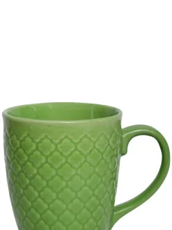 VON CASA Ceramic Coffee Mug - 320 Ml, Green