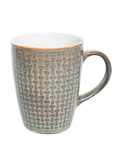VON CASA Ceramic Coffee Mug - 320 Ml, Dull Brown