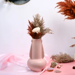 VON CASA Ceramic Peach Vase