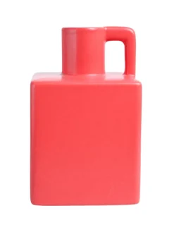 VON CASA Ceramic Red Vase