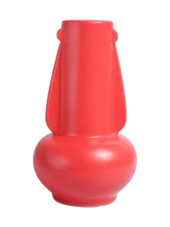 VON CASA Ceramic Red Vase