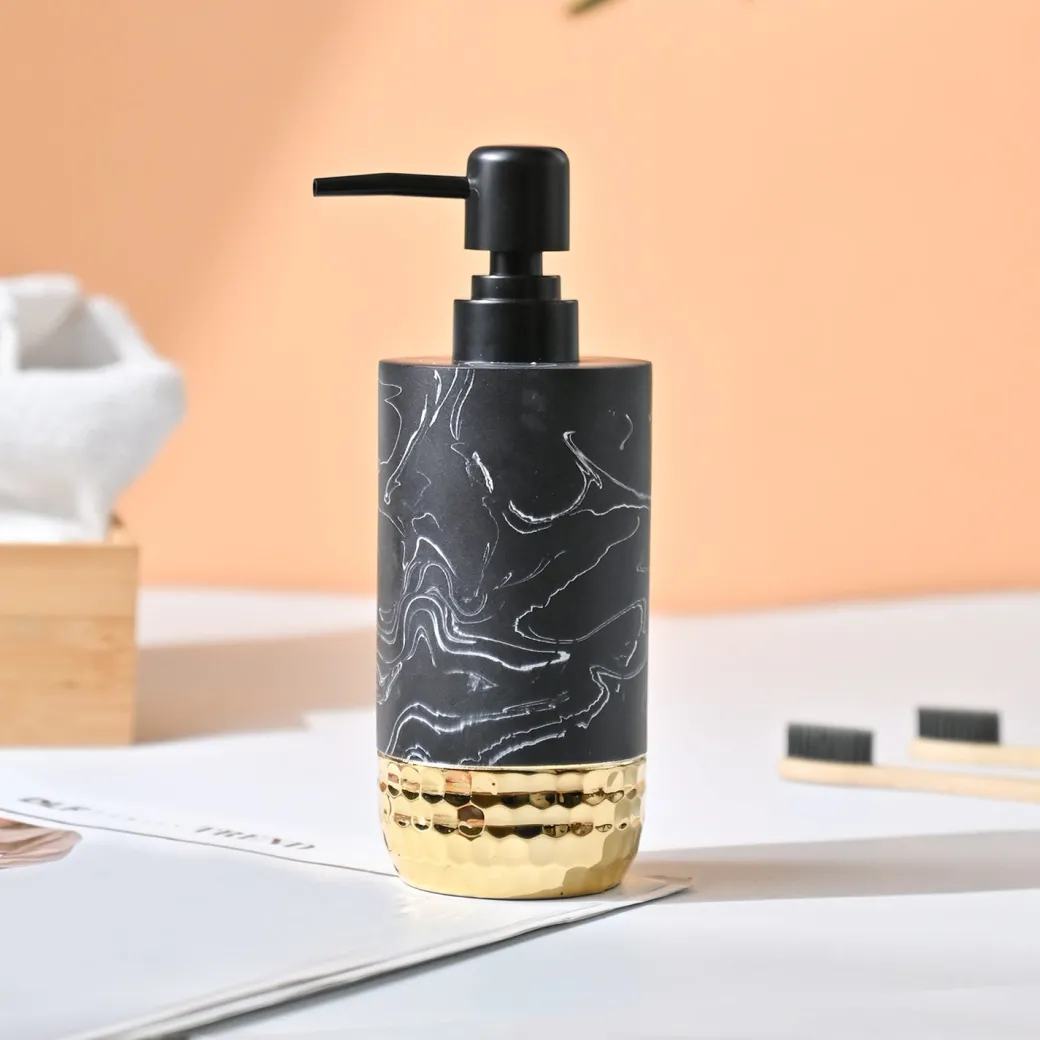 VON CASA Charcole Soap Dispenser - 200Ml