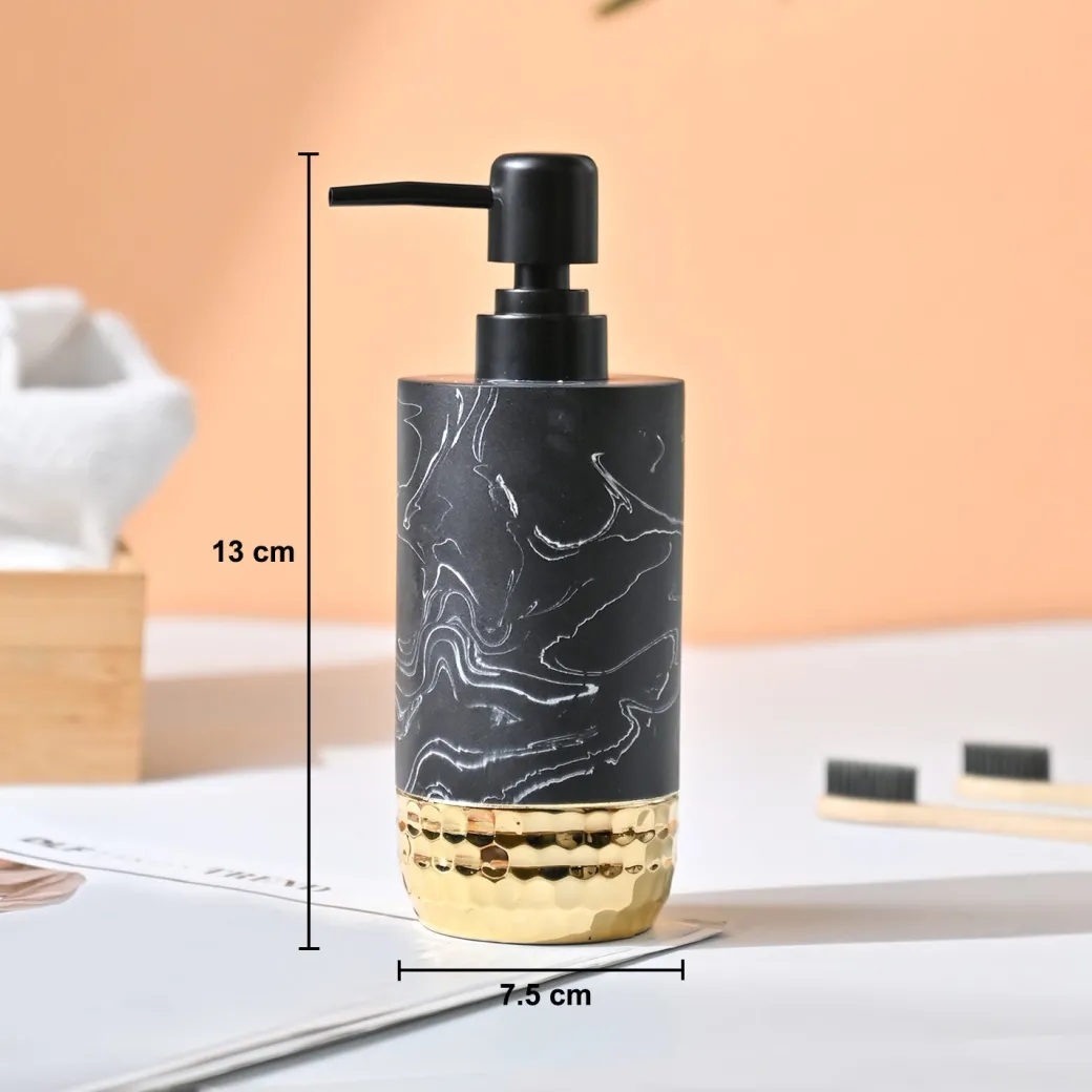 VON CASA Charcole Soap Dispenser - 200Ml