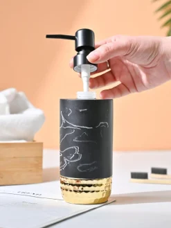VON CASA Charcole Soap Dispenser - 200Ml