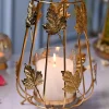 VON CASA Glass Votive Holder with Metal Basket