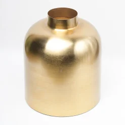 VON CASA Gold Cylindrical Flower Vase