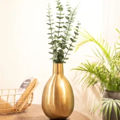 VON CASA Gold Pear Flower Vase