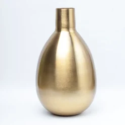 VON CASA Gold Pear Flower Vase