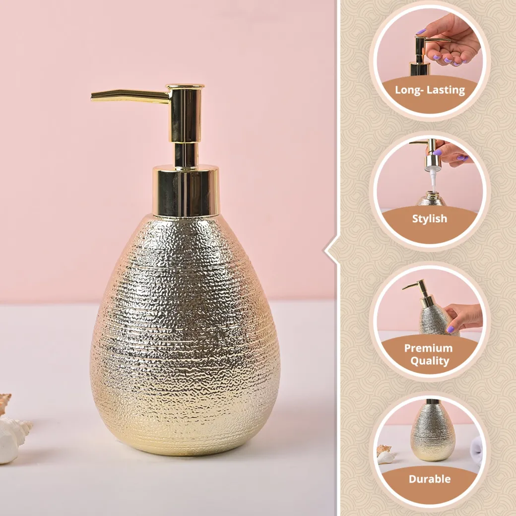 VON CASA Gold Stone Soap Dispenser