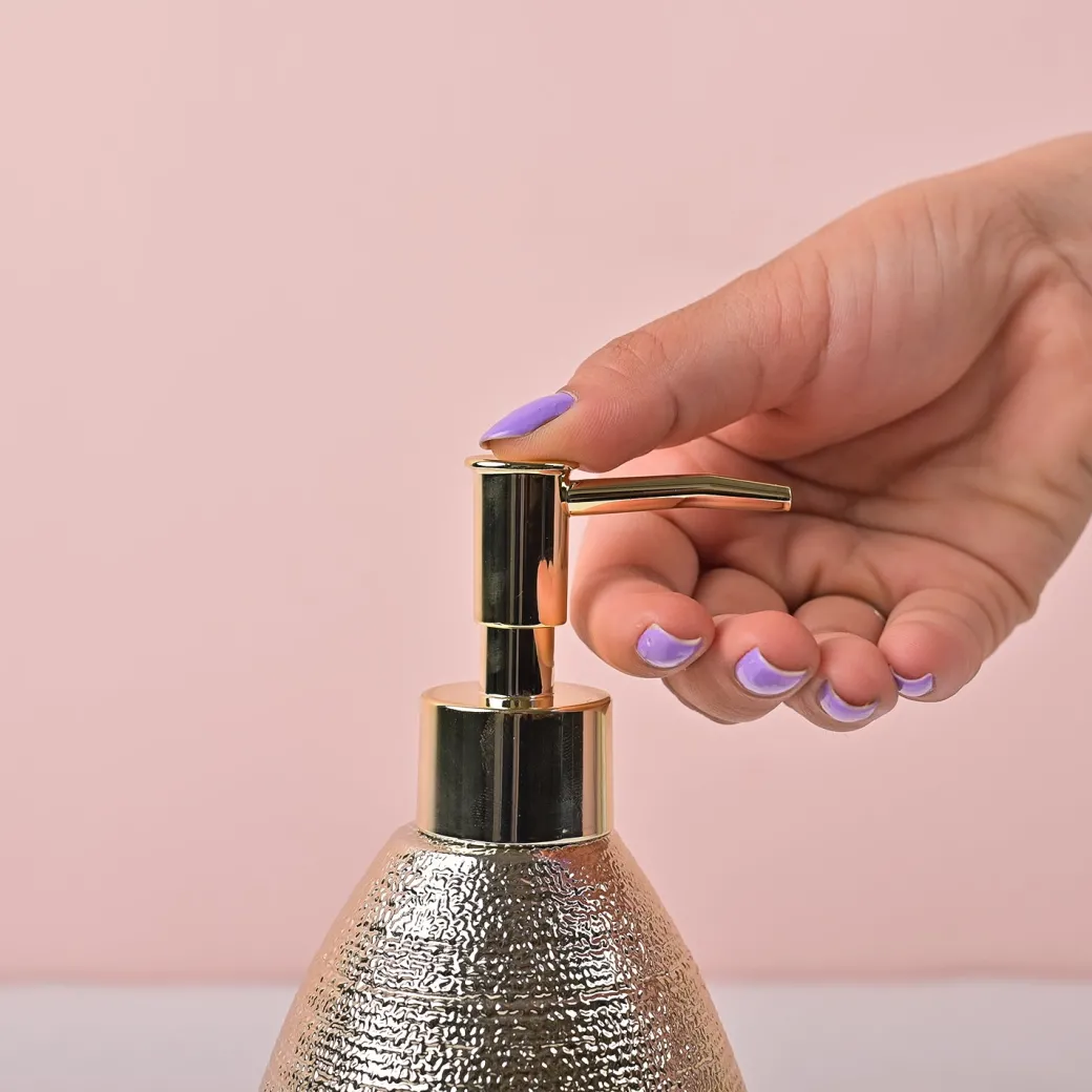 VON CASA Gold Stone Soap Dispenser
