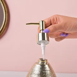 VON CASA Gold Stone Soap Dispenser