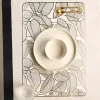 VON CASA Golden Placemat Set Of 2
