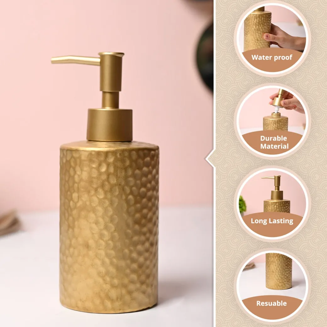 VON CASA Golden Soap Dispenser - 330ml