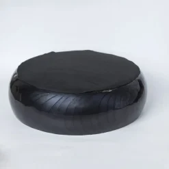 VON CASA Grey Decorative Bowl (Grey Enamel)