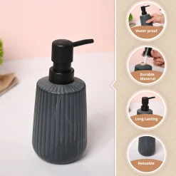 VON CASA Grey Soap Dispenser - 300ml