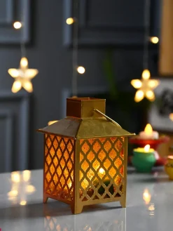 VON CASA Iron Golden + Yellow Lantern