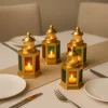 VON CASA Lantern Set of 4 – Multicolor Moroccan Domed Design