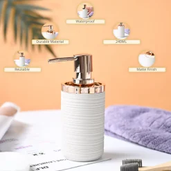 VON CASA Light Beige Soap Dispenser