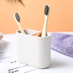 VON CASA Light Beige Toothbrush Holder