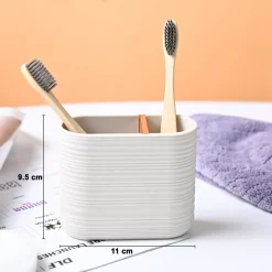 VON CASA Light Beige Toothbrush Holder